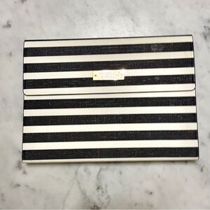 Kate spade Black and White Striped tablet case